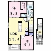 ウエストヒルズ壱番館の間取り画像