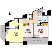 カスタリア荒川の間取り画像