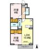 D-ROOMあさかや Ⅰの間取り画像