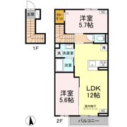 D-ROOM八本松東の間取り画像