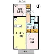 ハイツドリーム B棟の間取り画像