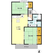 セジュール福間 B棟の間取り画像