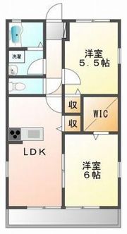 ウィズハイム湯野Ⅱの間取り画像