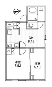 ｱﾙﾃｨｻﾞ新宿落合ｿﾉﾘﾃの間取り画像