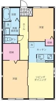 フローラⅡの間取り画像