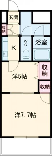 エール白須賀Ⅱの間取り画像