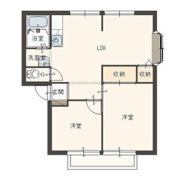 アイランドハイツAの間取り画像