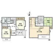 玉川台戸建の間取り画像
