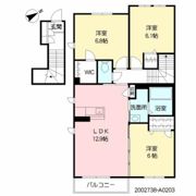 シャーメゾン宇佐の間取り画像