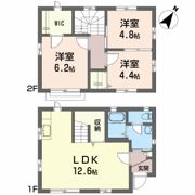 濵田邸貸家 E?E号室の間取り画像