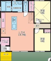 ツインAの間取り画像