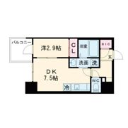 コンフォリア・リヴ南森町Ⅱの間取り画像