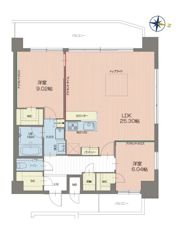 プレジオ梅田の間取り画像