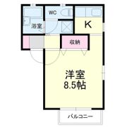 リヴェールエレガンBの間取り画像