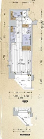 プレサンス京都五条大橋レジェンドの間取り画像