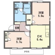 エバーグリーンの間取り画像