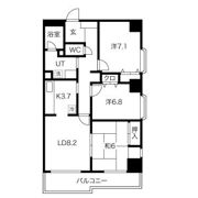 シーアイマンション子平町の間取り画像