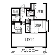 ハピネス八光の間取り画像