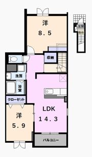 シャルマンの間取り画像