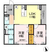 ボヌールKの間取り画像