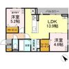 D-ROOM都賀2丁目ⅡｰB棟の間取り画像
