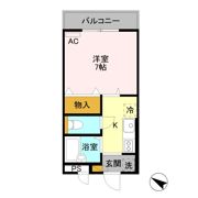 おおみなみアパートの間取り画像