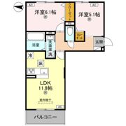 カーサ王寺の間取り画像