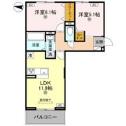 カーサ王寺の間取り画像