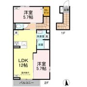 D-ROOM八本松東の間取り画像