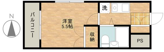 レリーサ真上の間取り画像