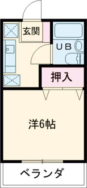 コーポ神明の間取り画像