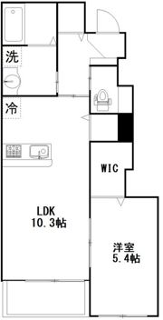 フローリッシュⅠの間取り画像