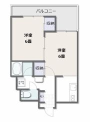 リバーコートBの間取り画像