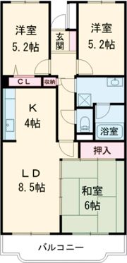 プリサヴェールの間取り画像