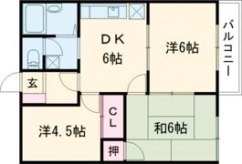 シャトレ泉佐野の間取り画像