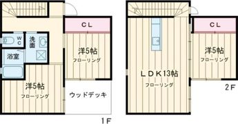 アコールHATAの間取り画像