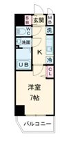 プレサンス天王寺デルニエの間取り画像