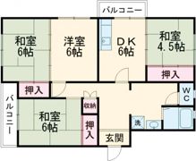 新神野住宅4号棟の間取り画像