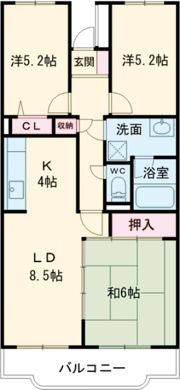 プリサヴェールの間取り画像
