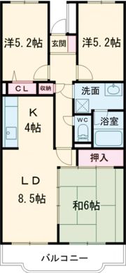 プリサヴェールの間取り画像