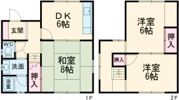 太田借家の間取り画像