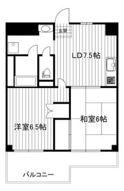 コーポホリウチの間取り画像