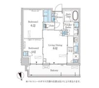 パークアクシス柏の葉の間取り画像