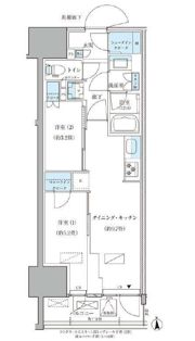 パークアクシス品川天王洲アイルの間取り画像