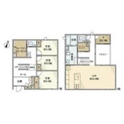 牟呂町境松戸建の間取り画像