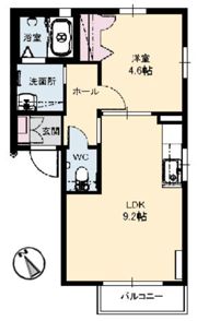 シャーメゾン学園前の間取り画像
