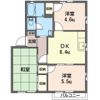 マイネハイマート藤塚 Dの間取り画像