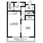 ロッキー豊栄A棟の間取り画像