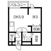 メリディアン岩沼弐番館の間取り画像