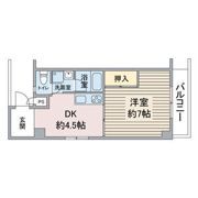 西日置マンションの間取り画像